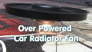 Over Powered Car Radiator Fan [upl. by Arimay]