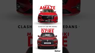 2024 Honda Amaze vs 2024 Maruti Suzuki Dzire [upl. by Donavon999]