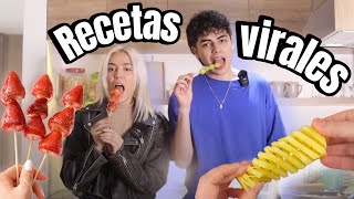 PROBANDO RECETAS VÍRALES 😱 FT ZAMIR VILLAMIL [upl. by Vonnie]