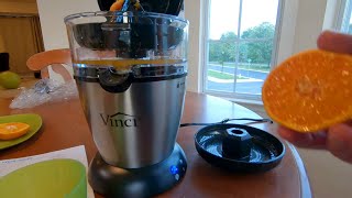 Vinci Hands Free Citrus Juicer Review [upl. by Kcirdez380]