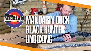 Mandarin Duck Black Hunter unboxing  traditional archery [upl. by Wrench]