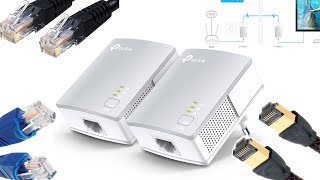 TP LINK AV600 Powerline Starter Kit TLPA4010 UNBOXING [upl. by Corty]