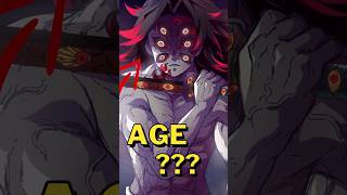 How Old Is Every Upper Moon  Demon Slayer Explained  shorts demonslayer kimetsunoyaiba [upl. by Lennaj]