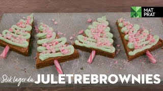 Brownies juletre  MatPrat [upl. by Pincince]