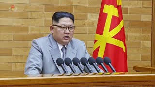 quotLe bouton nucléaire est toujours sur mon bureauquot Kim JongUn menace à nouveau les ÉtatsUnis [upl. by Onyx213]