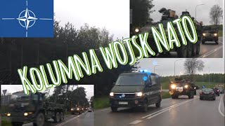 Kolumna wojskowa NATO [upl. by Ahto]