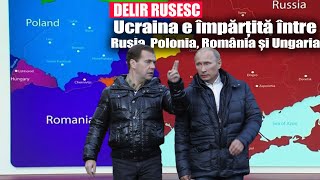 🧲Medvedev și harta în care Ucraina e împărțită între Rusia Polonia România și Ungaria [upl. by Atinot]