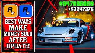 Its THAT Easy The BEST WAYS To Make Money SOLO After UPDATE in GTA Online GTA5 Fast Money [upl. by Annelg898]