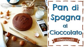 Pan di Spagna al Cioccolato  Ricetta Facile e di Sicura Riuscita 55Winston55 [upl. by Eanar650]