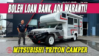 MITSUBISHI TRITON CAMPER  BOLEH LOAN BANK ADA WARANTI [upl. by Neumark]