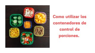 Cómo comer porciones correctas con los contenedores Fix [upl. by Maurine491]