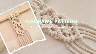 Macrame beginners friendly pattern  home decor 2024 viraltrending [upl. by Craner]