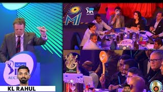 Mega Auction KL Rahul IPL Auction Bid War  Back RCB PBLS  ipl [upl. by Ettezyl]