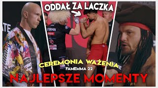 WAŻENIE  FAMEMMA 22  NAJLEPSZE MOMENTYADAMEK PARKE GONCIARZ FERRARI [upl. by Doreg]