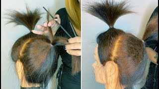 Super Quick amp Easy Medium Length Layered Bob Haircut Tutorial Full Steps  Cutting Tips amp Techniques [upl. by Salina]