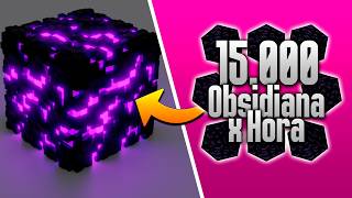 Granja de Obsidiana MUY FACIL con CARPET MOD  Tutorial Minecraft 1211 hasta 1144 [upl. by Younger]