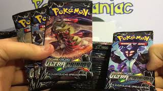 100 SM5 ULTRA PRISMA Booster  Opening Pokemon Karten Packs [upl. by Reg]