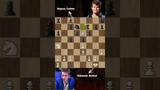 Titled Cup 2024 Oleksandr Bortnyk vs Magnus Carlsen chess chessgrandmaster [upl. by Ahtiuqal]