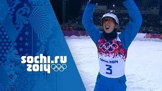 Freestyle Skiing Aerials  Mens Final  Anton Kushnir Wins Gold  Sochi 2014 Winter Olympics [upl. by Yrojram]