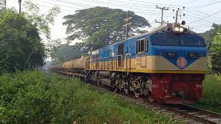 Bangladeshi freight train BTO skipping shahjibazar rail way station [upl. by Suhpesoj378]