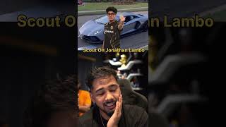 Scout React on Jhonny New lambo 🔥 shorts bgmi scoutop jonathangaming s8ul [upl. by Nodyarb]