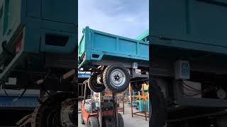 Steering wheel dump flatbed truckOne machine with multiple uses saving time effort and labor [upl. by Ferris]