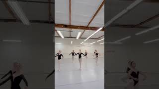 Lets perform the Pirouettes Combination in the center Vaganova training in California dance [upl. by Kra]