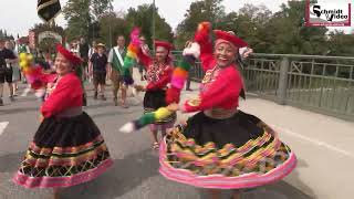 Traditionsvolksfest 2024 Mühldorf am InnSchützen und Trachtenzug [upl. by Lubba]