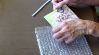 Mailing Cards with Embellishments [upl. by Nnayrb840]