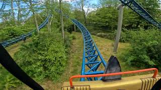 Plopsaland De Panne Anubis The Ride Front Left April 2024 [upl. by Camila]