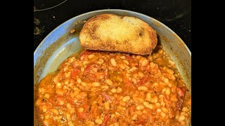 My garlicky tomatoes and beans [upl. by Yellas]