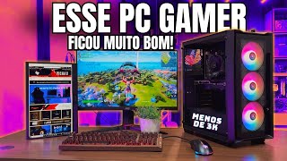 Montamos PC GAMER IDEAL abaixo de 3 Mil Reais Jogar Fortnite Valorant PUBG e Muitos Outros [upl. by Nannaihr]