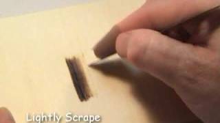 Erasing Woodburning or Pyrography Mistakes [upl. by Bella101]