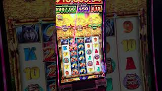 The NEW Wolf Run Wild Moon Slot Bonus is CRAZY slots gambling lasvegas [upl. by Uriisa]