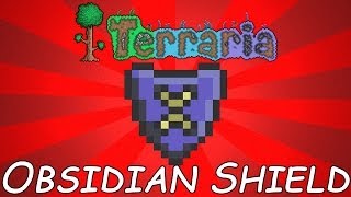 Terraria 12 Tutorials Obsidian Shield Super Accessory Part 1 [upl. by Unhsiv898]