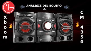 ANÁLISIS DEL LG Xboom CM 4350 Y SU 🔊🎶🎵 PRUEBA DE SONIDO EN LUGAR CERRADO 🔊🎶🎵 [upl. by Anehsat971]