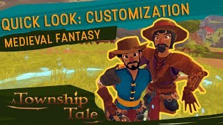 A Township Tale VR RPG  Quick Look Character Customization [upl. by Niai]