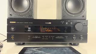 Yamaha Natural Sound AV Stereo Receiver Model HTR5540 [upl. by Suirauqram378]