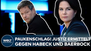 HABECK BAERBOCK Paukenschlag Justiz ermittelt wegen Untreue gegen gesamten GrünenBundesvorstand [upl. by Worrell601]