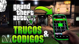 ✅ MODSTRUCOS DE GTA 5 Desbloquear VEHICULOS y PODERES con TELEFONO  CELULAR  CODIGOS [upl. by Nael]