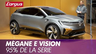 Renault Mégane eVision  la future compacte électrique de 2022 [upl. by Zebada]