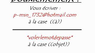 Pirater Un Compte MSN Gratuitement et Facilement [upl. by Zul]