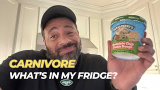 Whats In The Fridge Of A Carnivore  Calorie Count [upl. by Zitella]