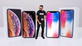 iPhone XS GOLD Unboxing vs iPhone X [upl. by Lander]