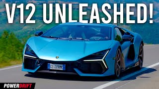 Lamborghini Revuelto Roars Through Italian Roads  PowerDrift [upl. by Dail678]