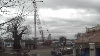 Cedar Point 2013 GateKeeper Construction Time Lapse Week 26 12813  2313  Angle 2 [upl. by Coucher138]