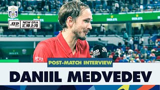 quotIt Was Unbelievably Lucky But Unbelievably Goodquot  Medvedev Reflecting On His Match With Tstisipas [upl. by Turnbull918]