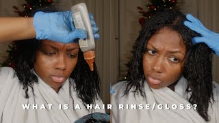 What is a Hair Rinse  Safe at Home Hair Color  Niara Alexis [upl. by Palladin]