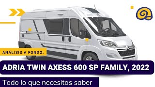 La camper más vendida en 2022  Adria Twin Axess 600 SP Family 2022 [upl. by Anewor37]