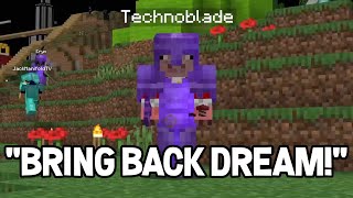 awesamdudes POV of Technoblade and Dream ESCAPING prison with ranboo on Dream SMP [upl. by Ecirtam]